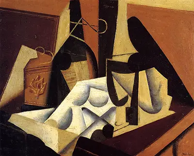 Still Life with White Tablecloth Juan Gris
